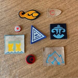 Vintage 1960s Lot of Campfire Girls Memorabilia | Patches + Pin + Pendant